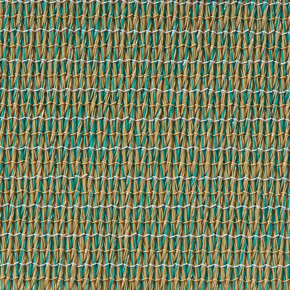 Commercial shade structure fabric material in Rivergum Green